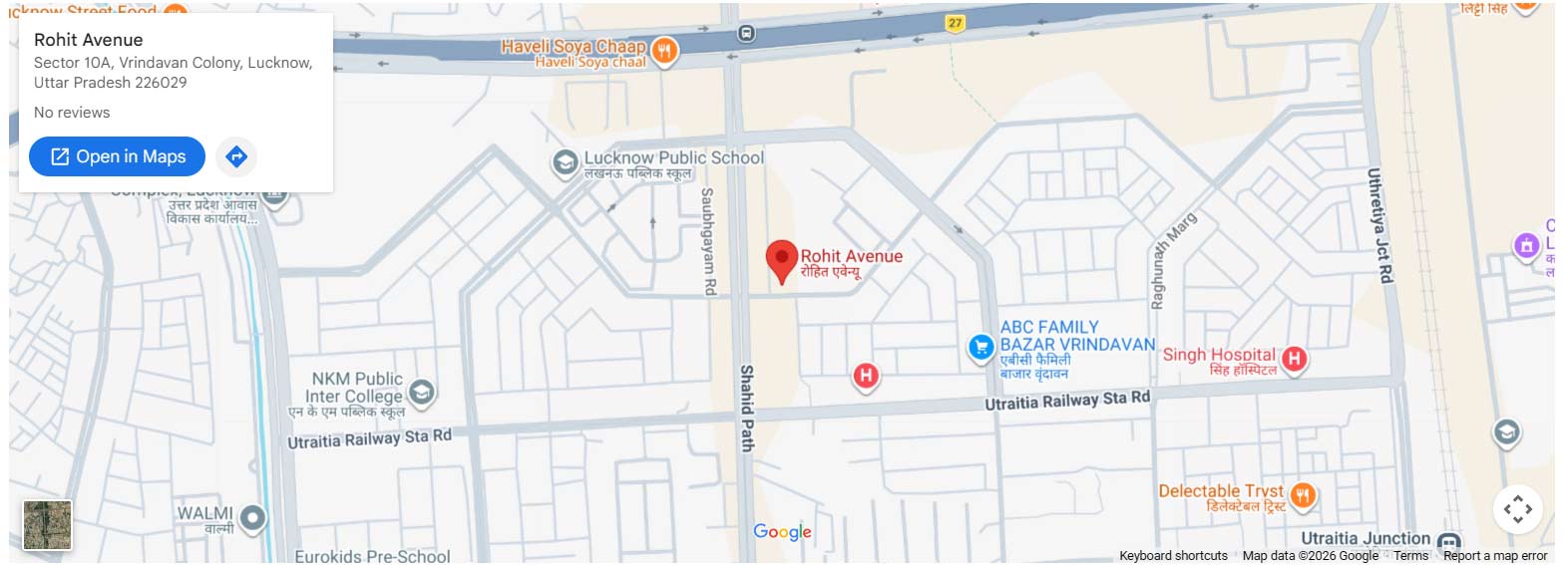 Rohit Avenue Lucknow 